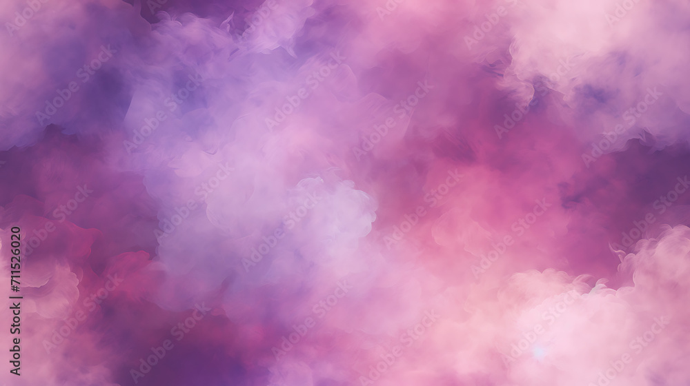 abstract watercolor background - Purple clouds in the sky, abstract illustration - Seamless tile. Endless and repeat print.