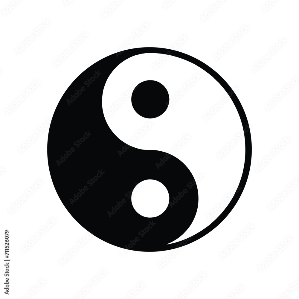 Ying yang symbol of harmony and balance Ying yang symbol of harmony and balance