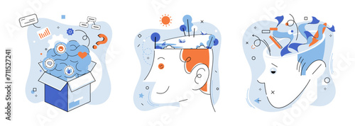Critical thinking. Vector illustration. Developing mental agility and critical thinking skills is essential for creative problem-solving The critical thinking metaphor connecting dots helps