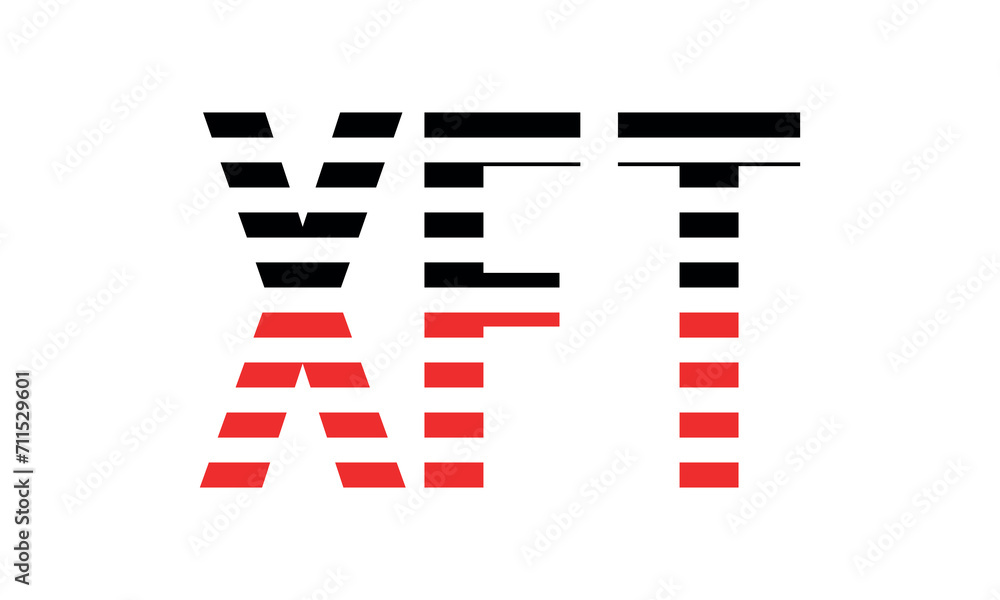 XFT three initial letter iconic line negative space minimal logo design vector template. monogram, abstract, wordmark, business, typography, minimalist, brand, company, flat, modern, unique, simple XFT three initial letter iconic line negative space minimal logo design vector template. monogram, abstract, wordmark, business, typography, minimalist, brand, company, flat, modern, unique, simple