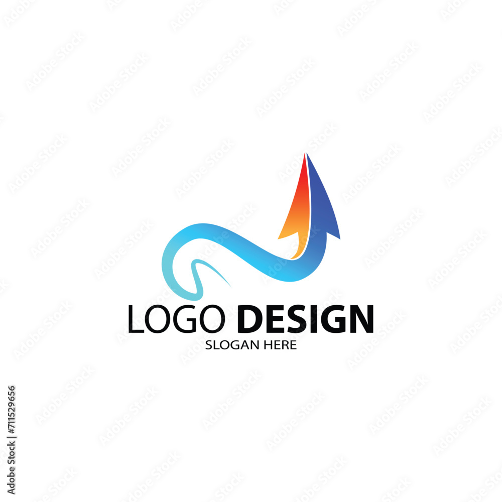 vector symbol design modern logo arrow vector symbol design modern logo arrow