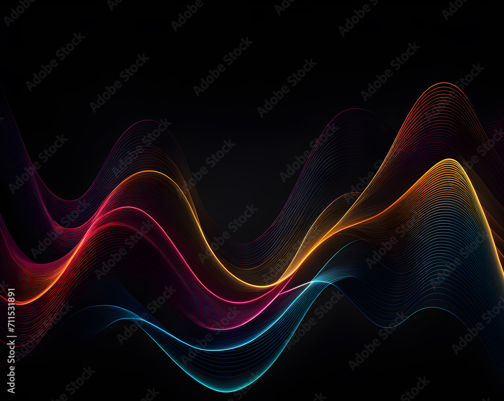 black-background-with-colored-neon-stripes-line-abstract-waves-minimalim-place black-background-with-colored-neon-stripes-line-abstract-waves-minimalim-place