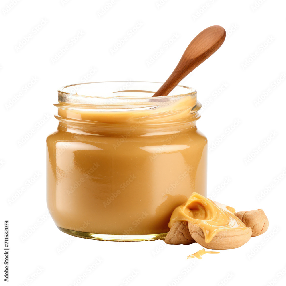 jar of peanut butter on transparent background jar of peanut butter on transparent background