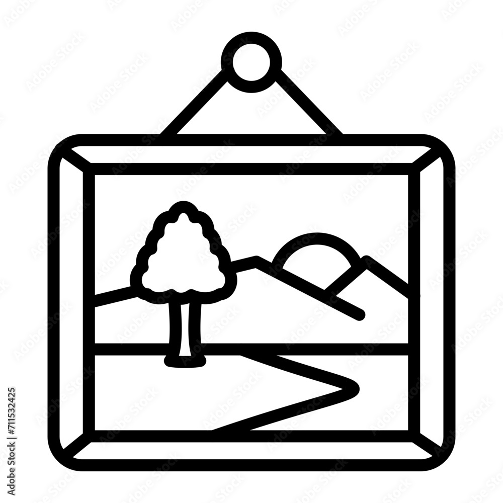 Frame Line icon Frame Line icon