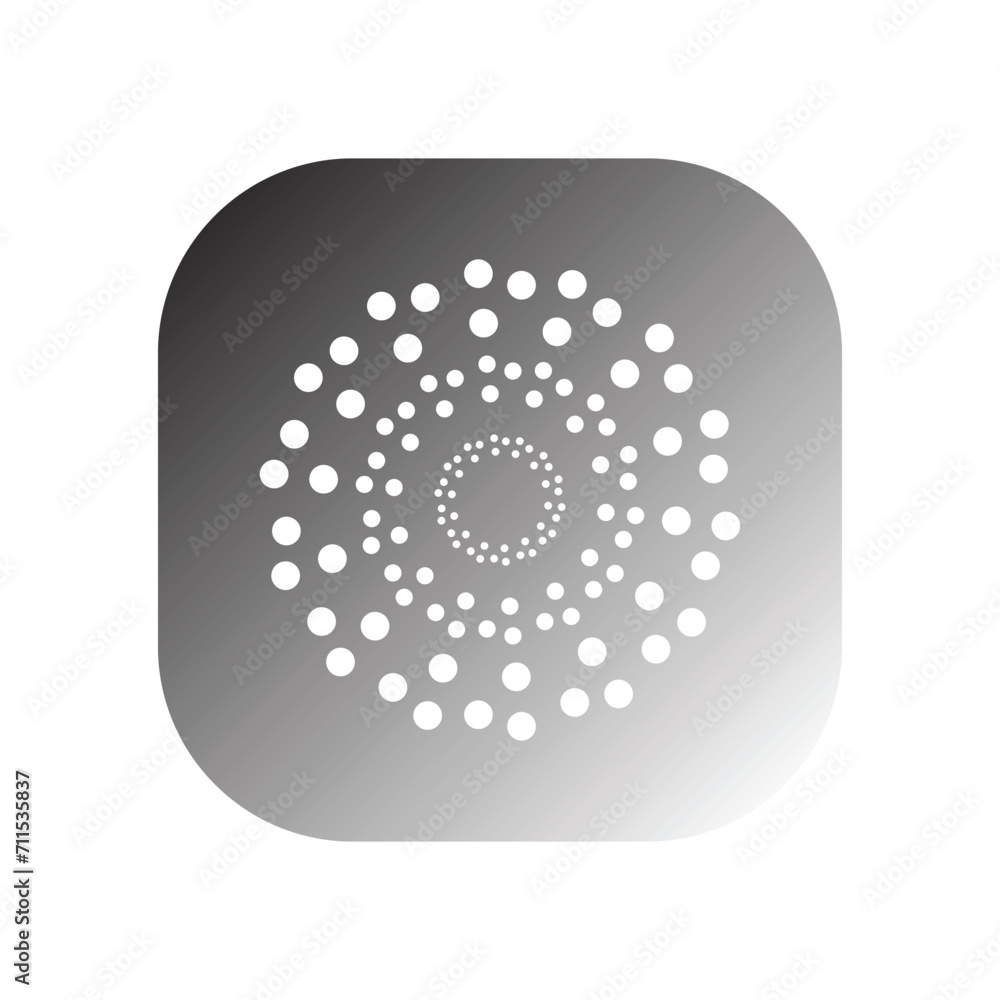abstract circle icon vector abstract circle icon vector