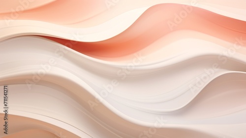 a wavy background, its graceful curves forming an artistic composition against a clean canvas.