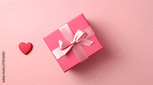 Gift box background with copy space for Christmas gifts  holiday or birthday
