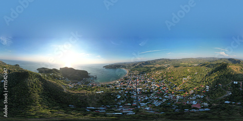 Fototapeta Naklejka Na Ścianę i Meble -  360 panorama of San juan del sur