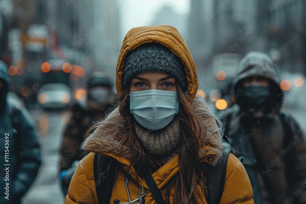 virus pandemic in the city virus pandemic in the city