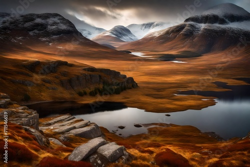 Upper Loch Torridon In Scotland's Northwest Highlands photo