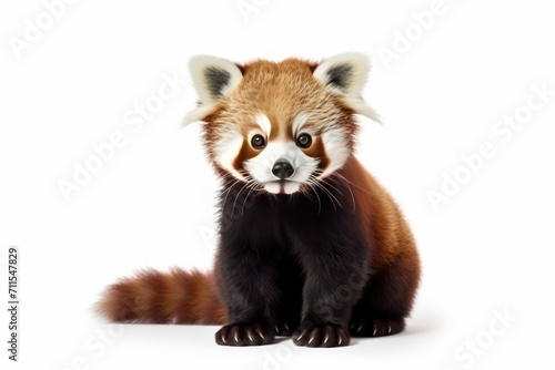 Red Panda isolated on a white background