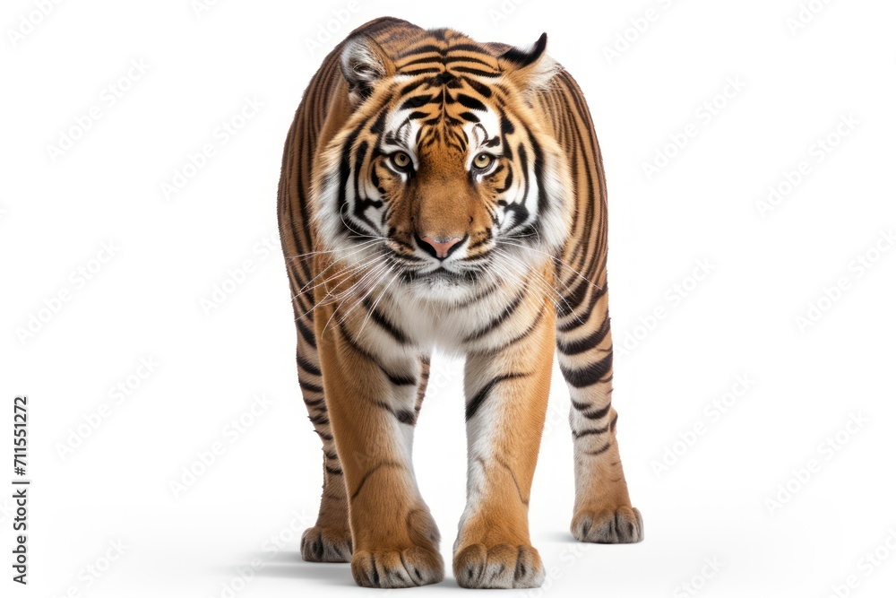 Tiger isolated on a white background