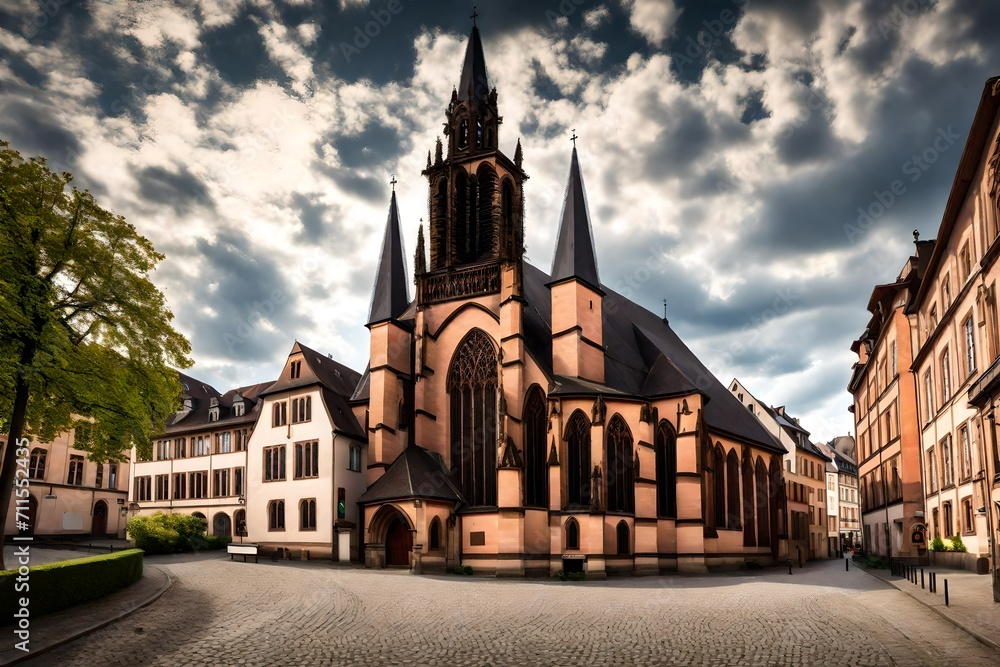 Protestant church of Saint Guillaume in Strasbourg, France