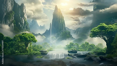 Venture into a mystical realm as this ethereal video invites you to explore the enchanting mysteries of nature. photo