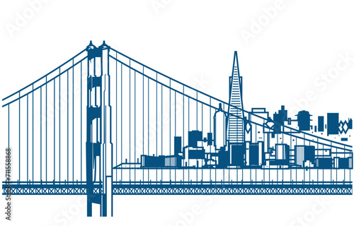 San Francisco skyline © mauromod