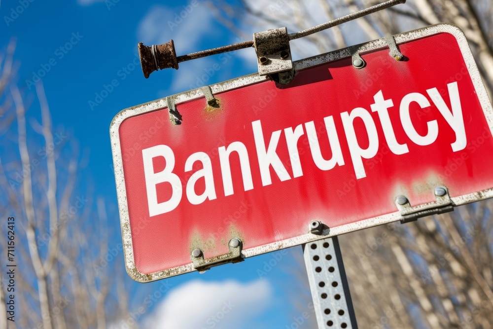 Obraz premium Road Sign With Word