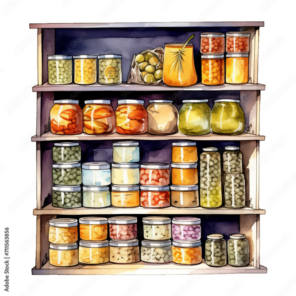 Einmachgläser Aquarell Vorratsschrank Konserven Illustration Eingemachtes Gemüse Obst Küchendekor Wandkunst Handgemalt Pantry Organisation Küchenkunst Lebensmittelvorrat Einmachgläser Aquarell Vorratsschrank Konserven Illustration Eingemachtes Gemüse Obst Küchendekor Wandkunst Handgemalt Pantry Organisation Küchenkunst Lebensmittelvorrat
