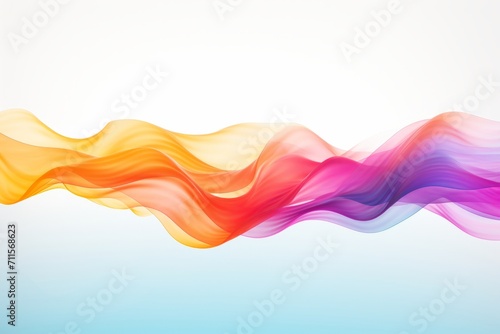 background with an abstract pattern in the form of colored flowing organza. copy space