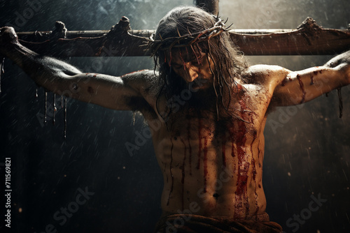jesus christ on the cross © damien