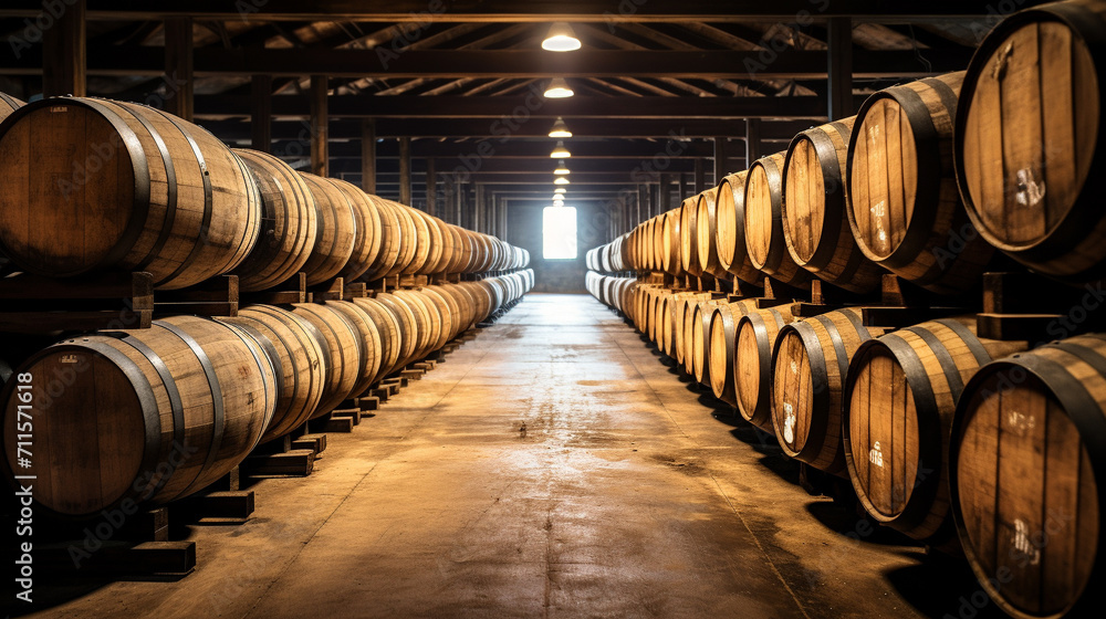 barrels of whisky 