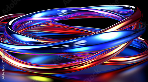 abstract background with glowing lines © Muhammad