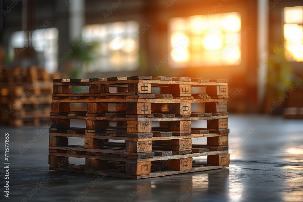 pallets in warehouse pallets in warehouse