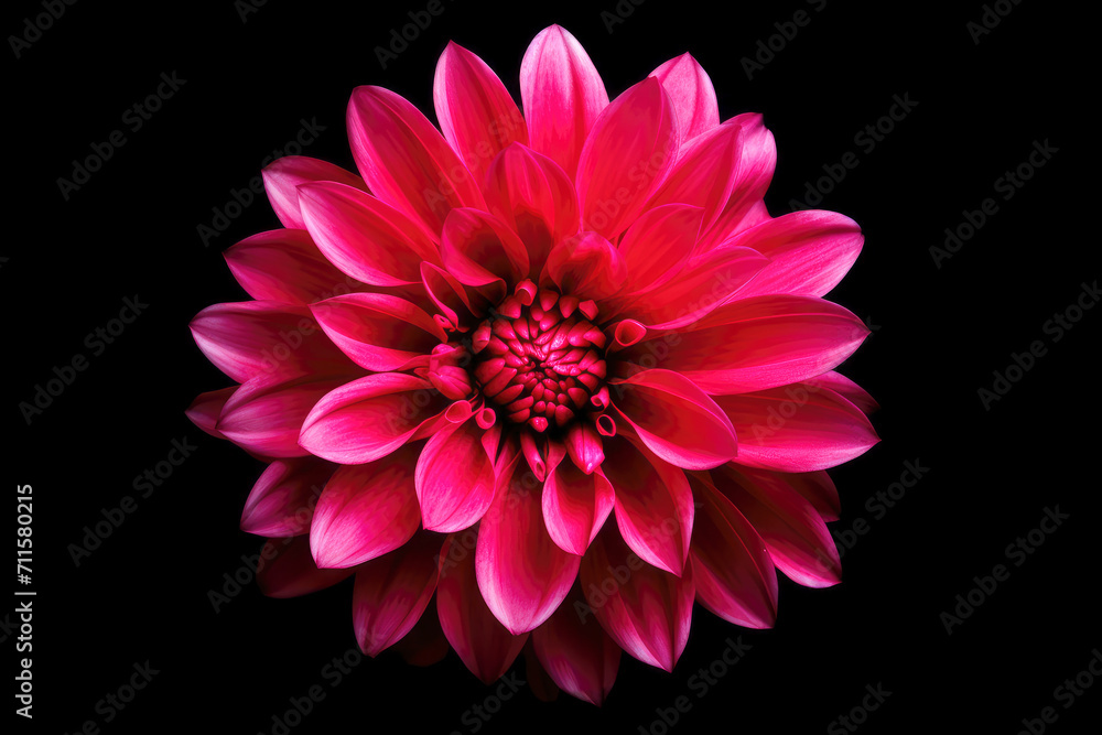 Obraz premium Close-up of an open pink flower.
