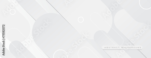 Modern abstract white and grey background. Minimal geometric white light background.vector ilustration