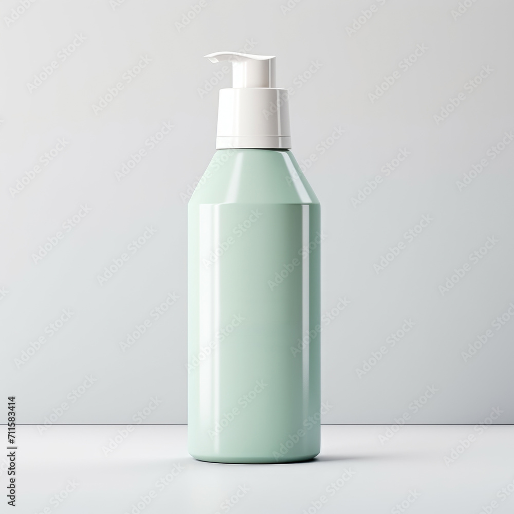 A bottle of deodorant on a table, beauty or wellness product mockup, copy-space. A bottle of deodorant on a table, beauty or wellness product mockup, copy-space.