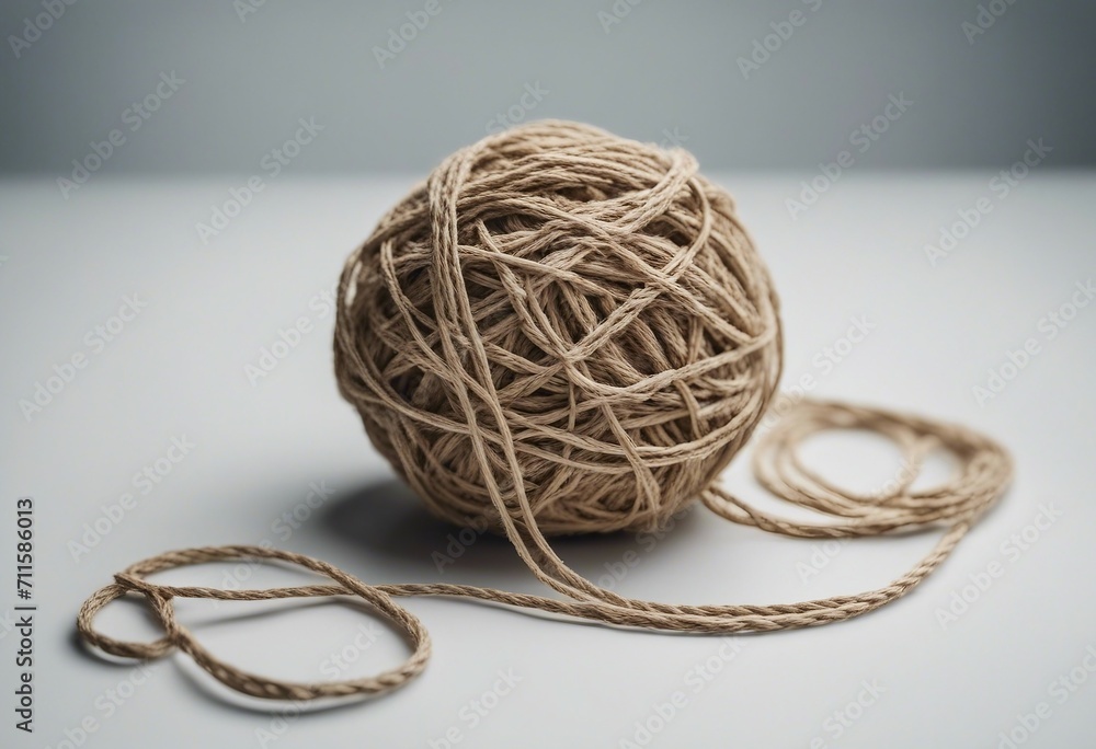 Tangled mess Unorganized stress confused complicated concept image Large ball of tangled and hemp st Tangled mess Unorganized stress confused complicated concept image Large ball of tangled and hemp st