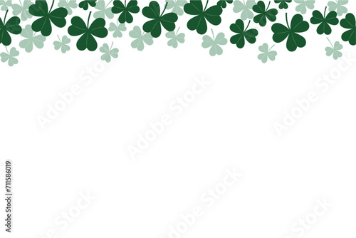 vector clover seamless background illustration isolated