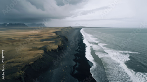 Fototapeta Naklejka Na Ścianę i Meble -  grey beaches of iceland