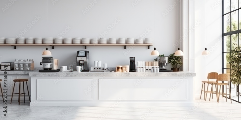 Fototapeta premium Modern coffee shop