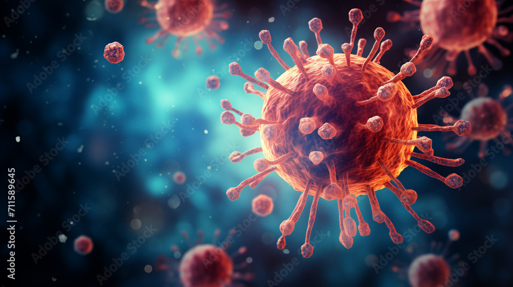 Genetic Peril, Menacing Virus with Damaged DNA - A Threat to Health Genetic Peril, Menacing Virus with Damaged DNA - A Threat to Health