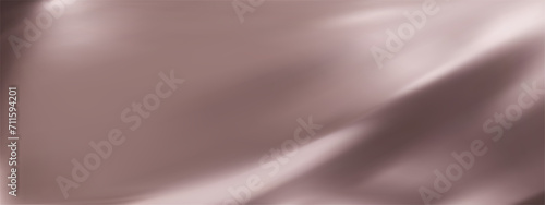 Abstract pale brown luxury background. Minimalistic subtle wavy Dusty Rose silk texture. Pink rose beige nude satin. 3D vector illustration.