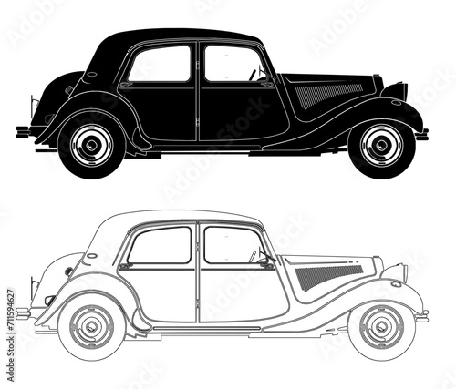 Vieille voiture - tacot