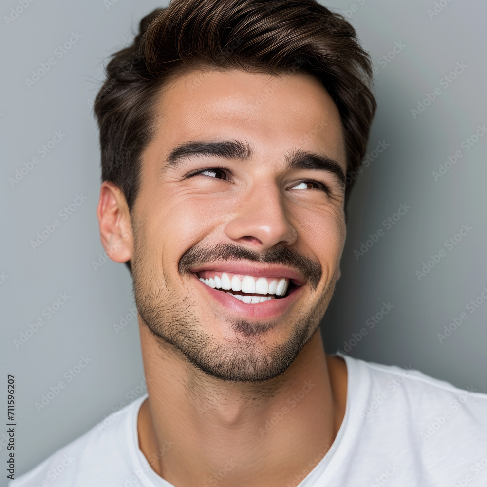 Young man with beautiful smile Young man with beautiful smile