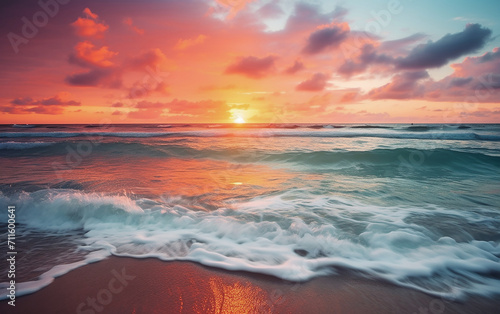 Beach_Sunset / Generative AI © VarIouS