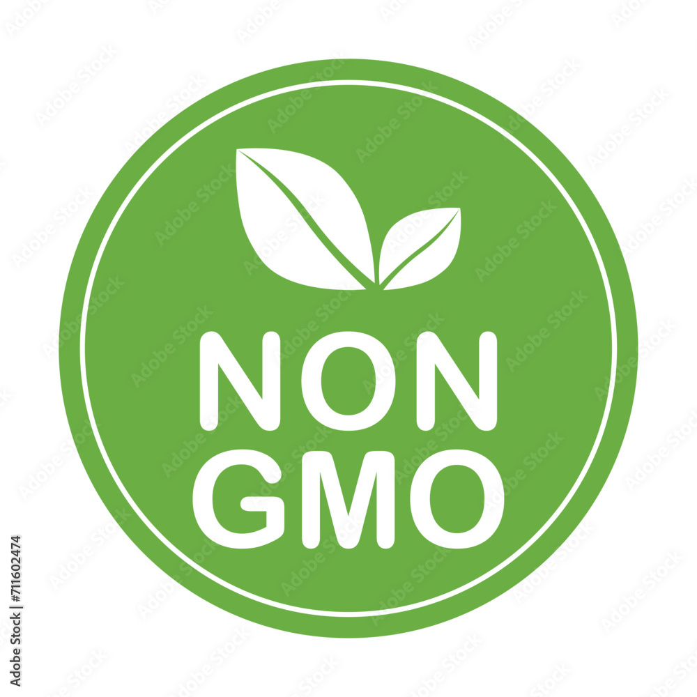 Non GMO label. GMO free icon. Healthy organic food concept. No GMO design element for tags, product packag, food symbol, emblems, stickers. Vegan, bio. Vector illustration. Organic, bio, eco symbol. Non GMO label. GMO free icon. Healthy organic food concept. No GMO design element for tags, product packag, food symbol, emblems, stickers. Vegan, bio. Vector illustration. Organic, bio, eco symbol.
