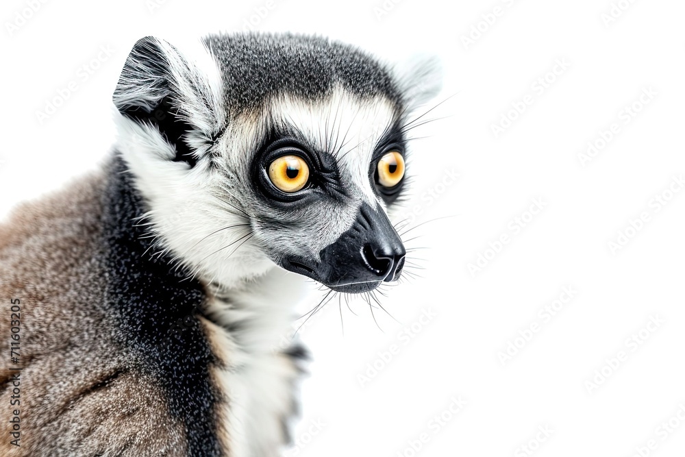 Obraz premium Lemur Isolated on white