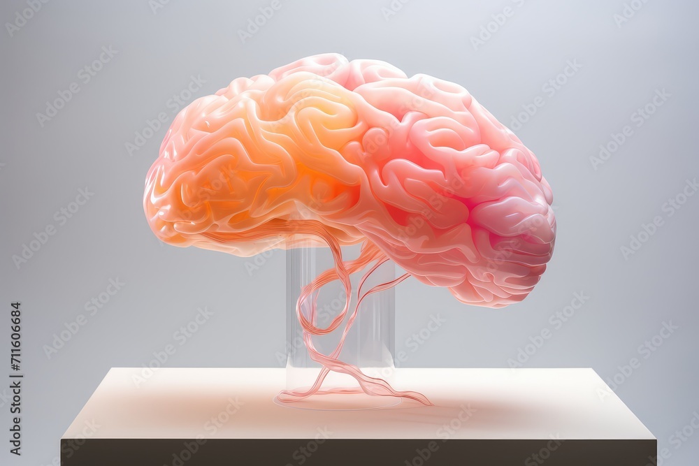 Neurotransmission excitatory glutamate and inhibitory GABA (Gamma-Aminobutyric Acid). Brain waves - alpha, beta, delta, theta - neural activities. Neuroimaging technologie: Electroencephalogram (EEG) Neurotransmission excitatory glutamate and inhibitory GABA (Gamma-Aminobutyric Acid). Brain waves - alpha, beta, delta, theta - neural activities. Neuroimaging technologie: Electroencephalogram (EEG)