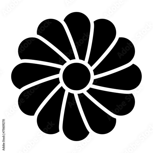 flower glyph icon photo