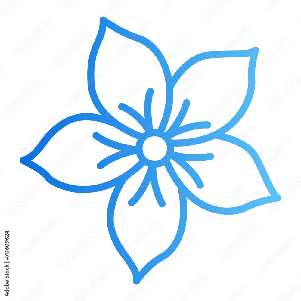 flower gradient icon flower gradient icon
