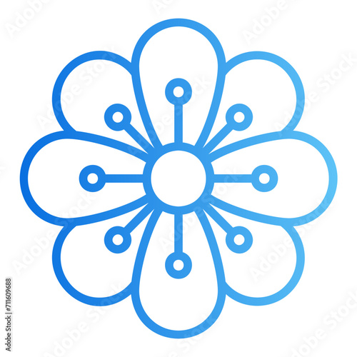 almond gradient icon