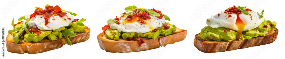 Avocado Toast with Poached Egg and Chili Flakes