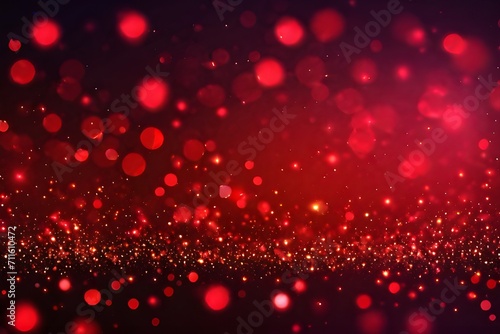 Red glow particle