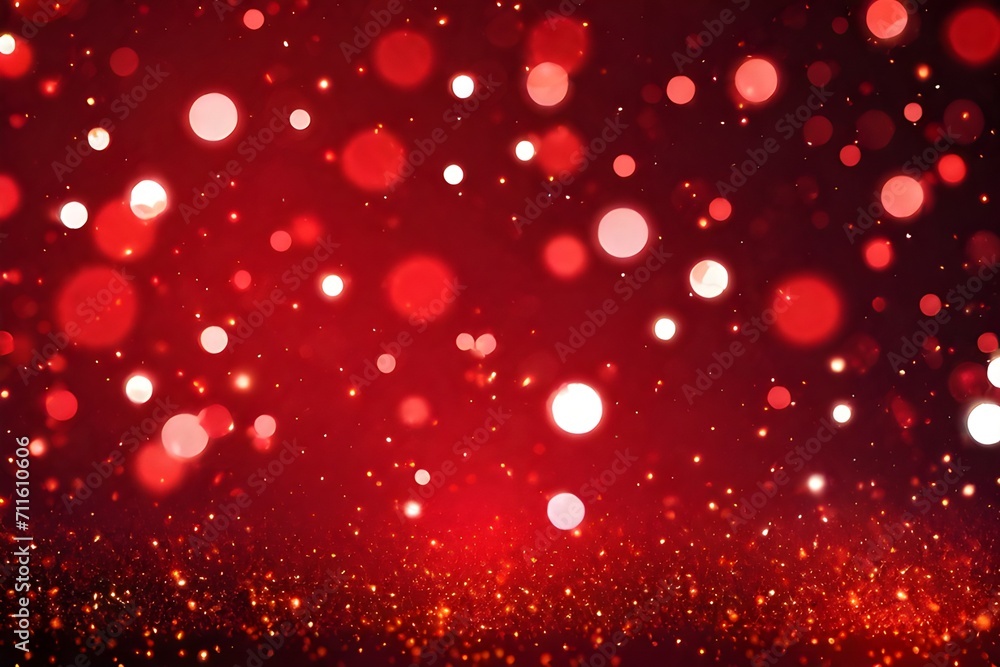 Red glow particle