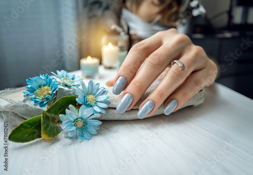 hands of bride and groom