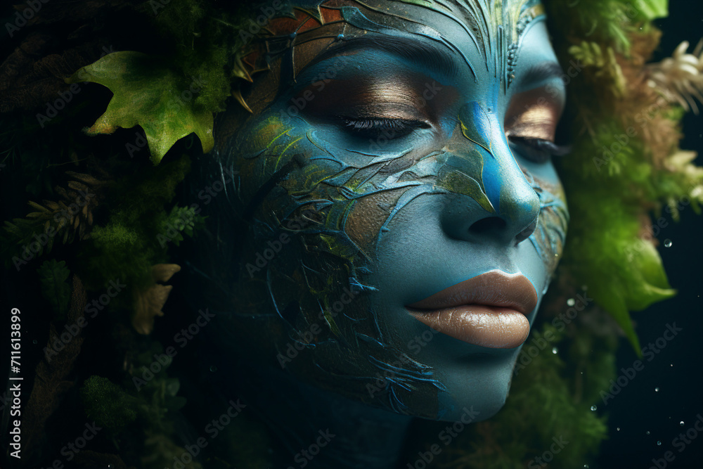 Generative AI picture of mythological creature in fantasy game Generative AI picture of mythological creature in fantasy game