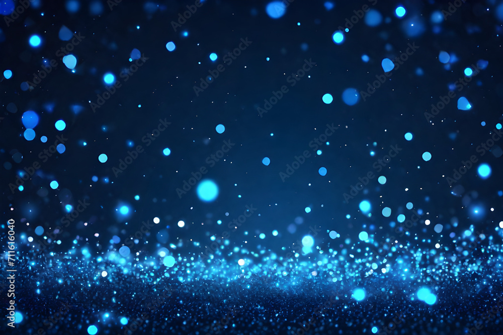 Fototapeta premium blue glow particle